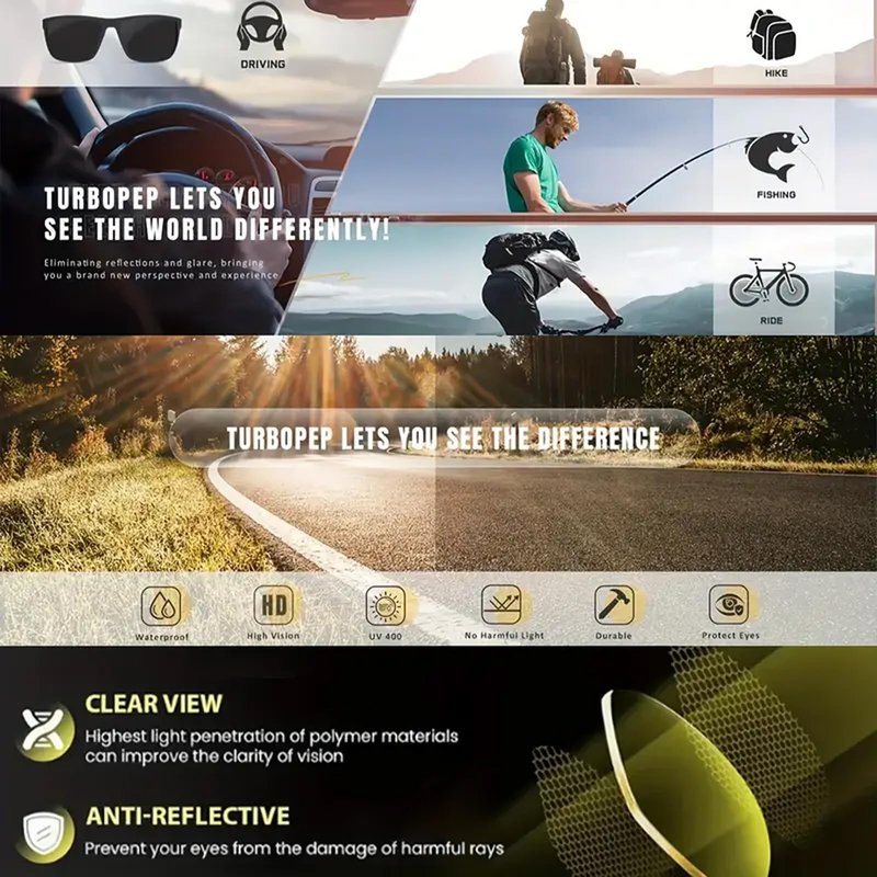 Paleshy 6-Pack Polarized Sunglasses for Men & Women, Classic Lightweight UV400 Protection for Driving Cycling Fishing Golf Baseball Outdoor, All Face Shapes