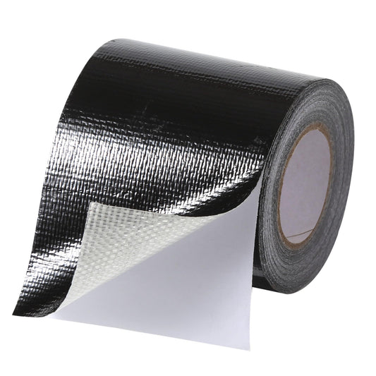 RV Awning Repair Tape: 3" x 30FT Black Fabric Heavy Duty Waterproof Patch Kit for Sail Tent Boat Cover Outdoor Repair