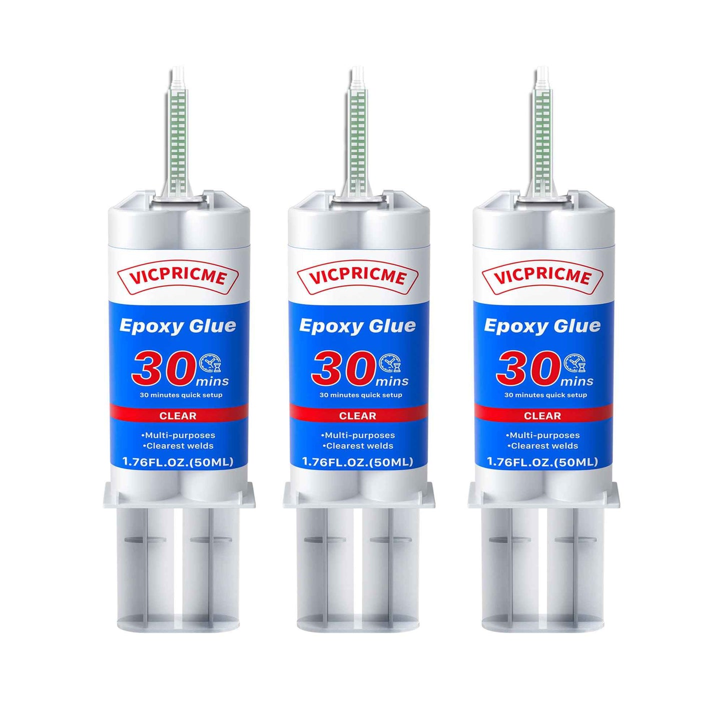 Epoxy Glue Clear, Bonding for Plastic, Metal, Ceramic, Wood, PVC, Stainless Steel, Tile, Water Pipes, The Strongest Plastic Repair Glue, 30 Minutes Waterproof Welding (3)