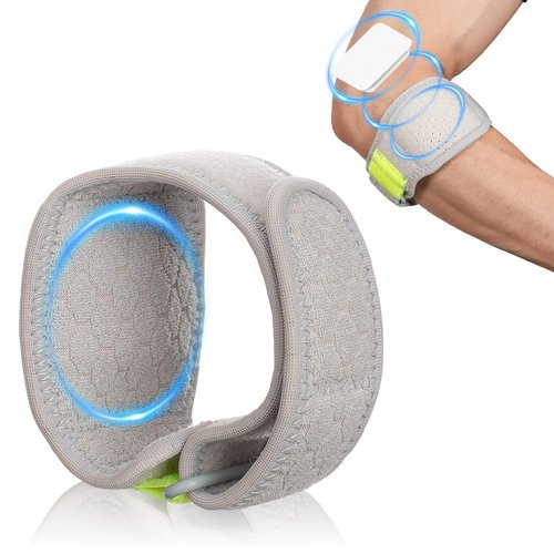 Euralypstic Tennis Elbow Brace, Adjustable Strap with Compression Pad for Forearm Tendon Pain Relief, Tendonitis, Tennis & Golfer’s Elbow, Fits Weightlifting, Golf, Tennis, Men & Women, 1 Pack