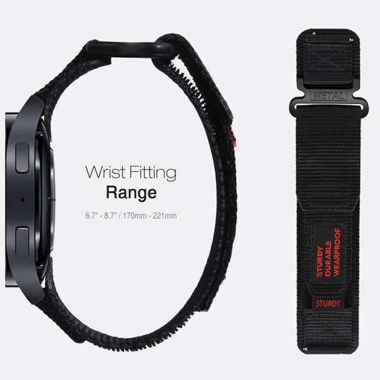 Compatible for Onaneag Smart Watch Band, 22mm Quick Release Rugged Nylon Sports Strap with Woven Loop Design Compatible for Onaneag P110, Ddidbi, Paukila P114, Nihemin 1.96 Watch, Haulvean JX629 Watch (Green, 22mm size band)