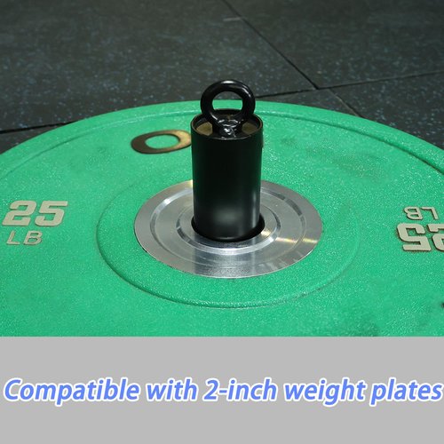 J Bryant Fitness 4.7 inch Length 2 inch Loading Pin LAT Pulley System Pulley Cable Machine Attachment Garage Gym Home Gym Workout Equipments Cable Machine Attachment Fit 2 inch Olympic Weight Plate
