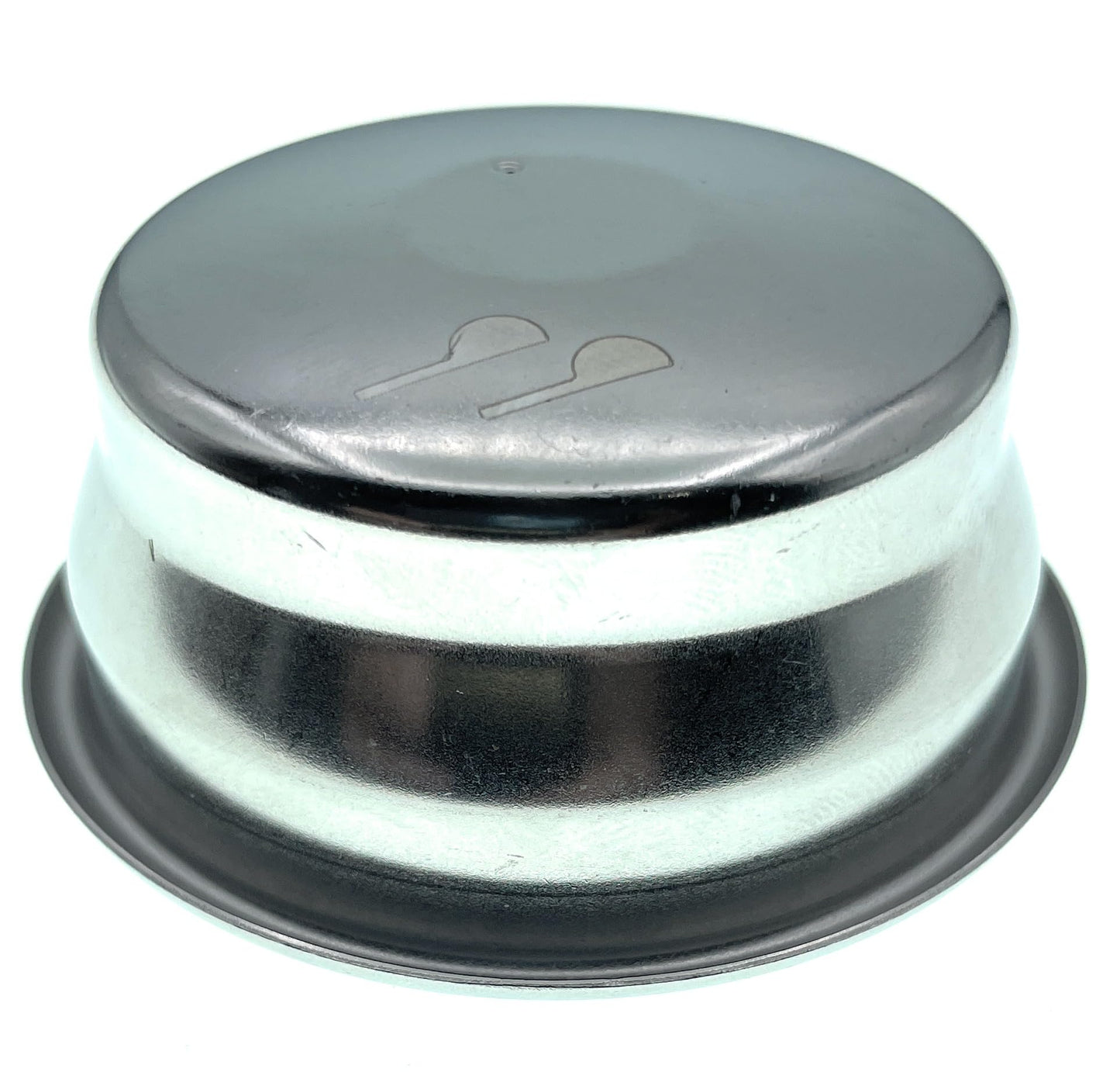 54mm 2 Cup Dual Wall Coffee Filter Basket - Pressurized Stainless Steel, Metal Portafilter Container - Reusable, Washable - Compatible with Breville Espresso Machines - 18/20g (Dual Wall)