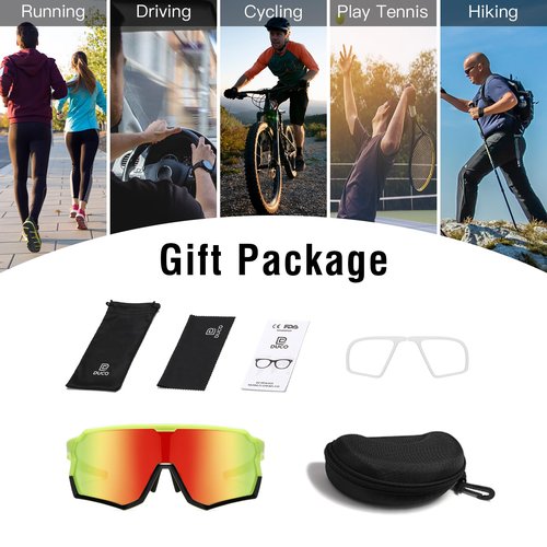 DUCO Cycling Sunglasses Men Women Polarized Sports Sunglasses TR90 Baseball Fishing Sun glasses uv 400 Protection 0035