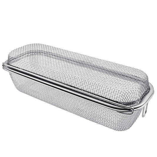 Dishwasher Basket, 18/8 Food-Grade Stainless Steel Dishwasher Basket for Small Item, Bottle Accessories, Scoops, Forks, Chopsticks Cleaning, Silver (Dual-Tier Large)