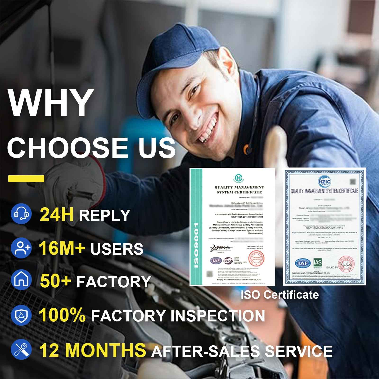 Mini Power Distribution Box 12V DC Battery Socket Max. 50A Current with 2 x Anderson, 6 x USB & 3 x Cig Sockets, Mini Battery Box for Outdoors RV Camping Fishing Emergency