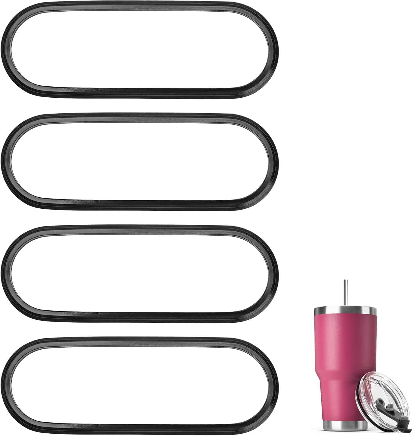 Ozark | Replacement Silicone Sealing Rings for 30 oz Insulated Tumbler Lids - Durable & Leak-Proof