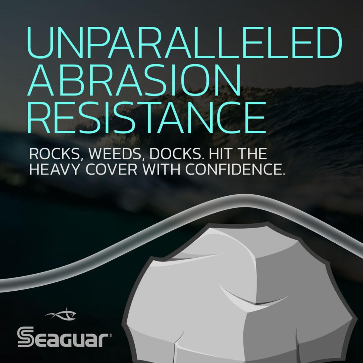 Seaguar Red Label 100% Fluorocarbon Fishing Line 12lbs, 1000yds Break Strength/Length - 12RM1000