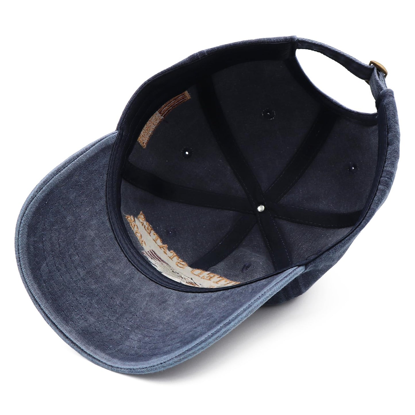 250th Anniversary USA Hat United States 250 Year American Anniversary Hat Patriotic Eagle Embroidery Adjustable Baseball Cap Navy Blue