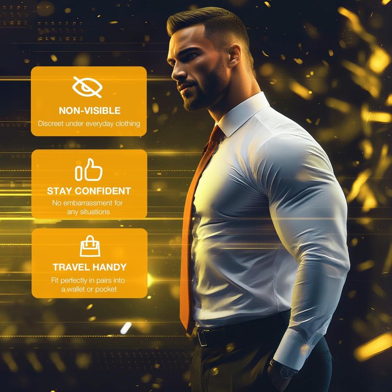 pbuucover Running Nipple Covers for Men No Show Protection Men, Nipple Tape Guards for Runners, Anti Chafing Marathon Use for Professional and Competitive Athletes Beige