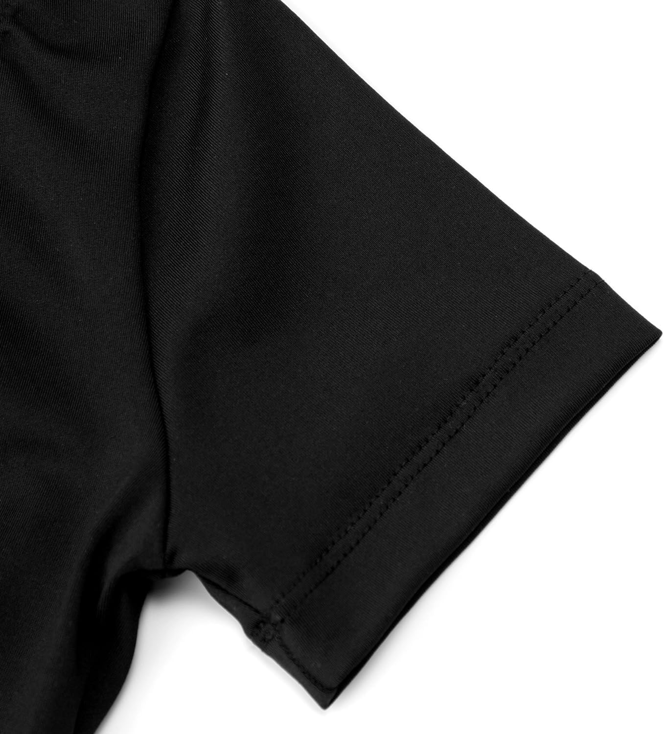 Skiennix Gymnastics Leotards for Girls - Short Sleeve Bodysuit in Black, Pink & White