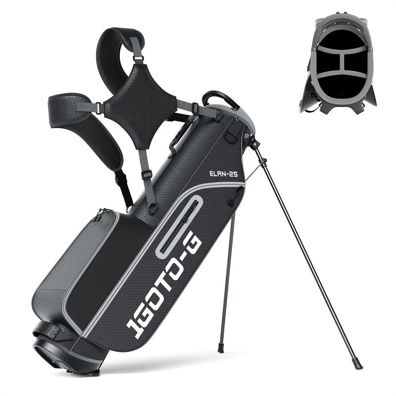 1GoTo-G Junior Golf Stand Bag - Youth Golf Bag Ages 14+ Lightweight Golf Stand Bag for Children & Adult