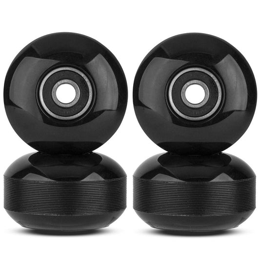 NONMON 4pcs Skateboard Wheels 52mm with Bearings, Street Wheels 95A for Street Tricks Longboard Cruiser