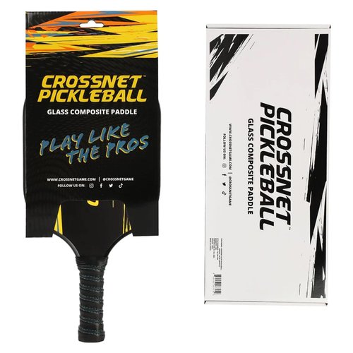 CROSSNET Pickleball Paddle with Fiberglass Face and Polymer Core for Long-Lasting Play, High-Performance Racket with Grip Handle, Cosmic Splatter