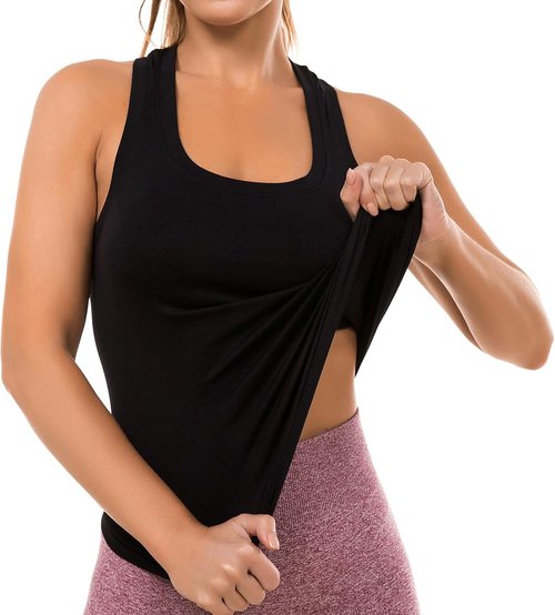 MathCat Seamless Workout Tops for Women - Sleeveless Racerback Athletic Tank | XS-L, Ideal for Yoga & Running