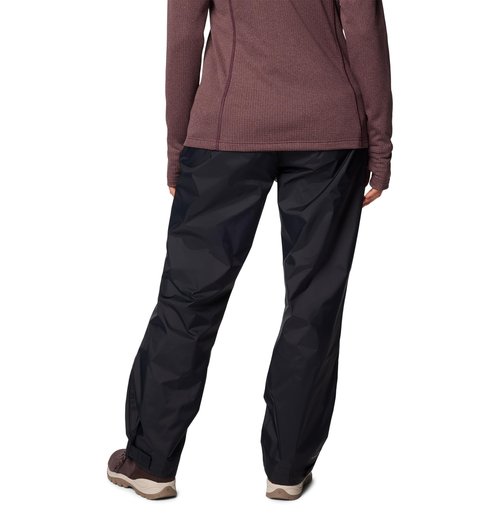Columbia Womens Storm Surge II Waterproof Rain Pant, Black, 3X Short