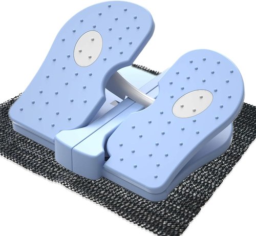 Foldable Leg Exerciser - Portable Under Desk Foot Pedal for Seniors | Relieves Varicose Veins & Strengthens Leg Muscles