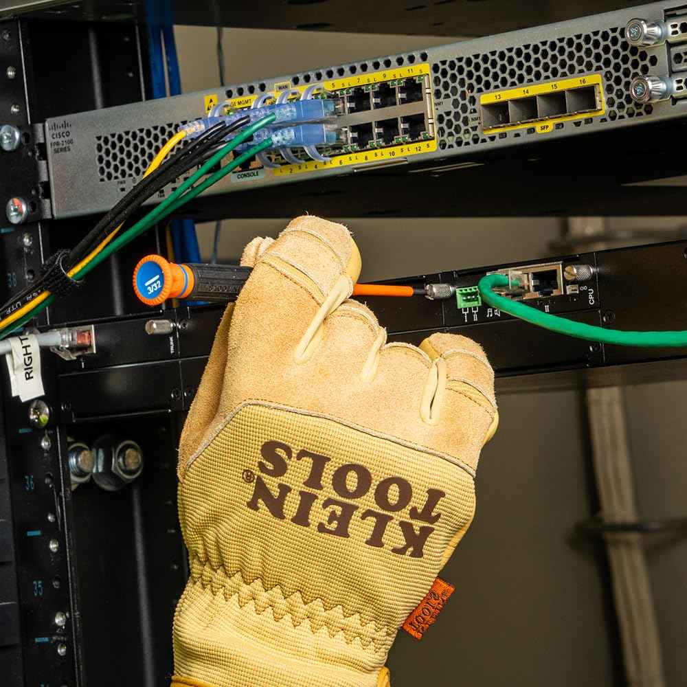 Klein Tools 85613INS Mini Precision Screwdriver Set, 1000V Rated Insulated Screwdrivers, #1 Phillips, 3/32, 1/8-Inch Slotted Tips, 3-Piece