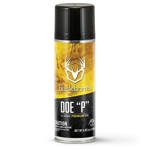 Hunters Specialties Buck Bomb Natural Doe "P" Aerosol Scent | Deer Buck Lure Hunting Pre/Post-Rut Scent Attractant for Hunting, 6.65 Oz (189 g.)