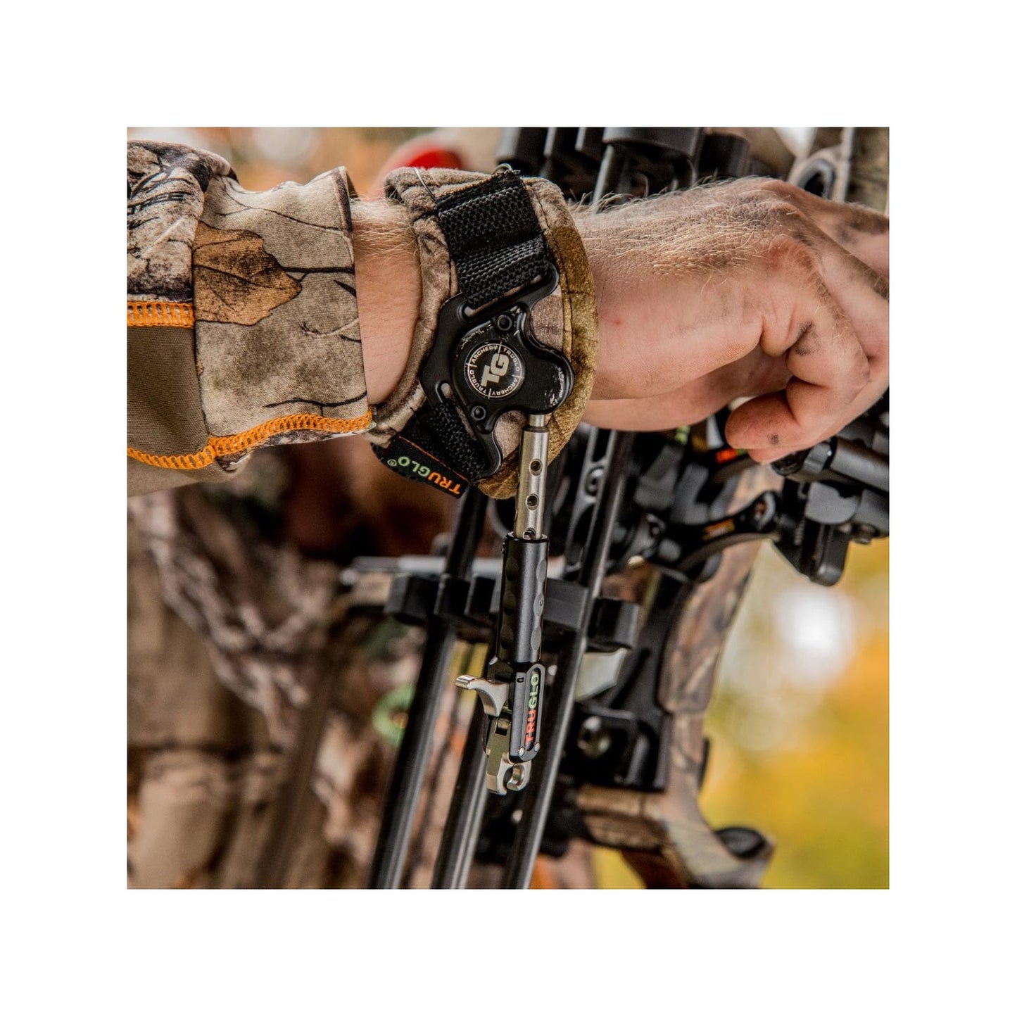 TRUGLO Nitrus Dual-Jaw Ultra-Smooth Extremely Quiet Archery Release Aid, Side-Lock Connection, Realtree Camo