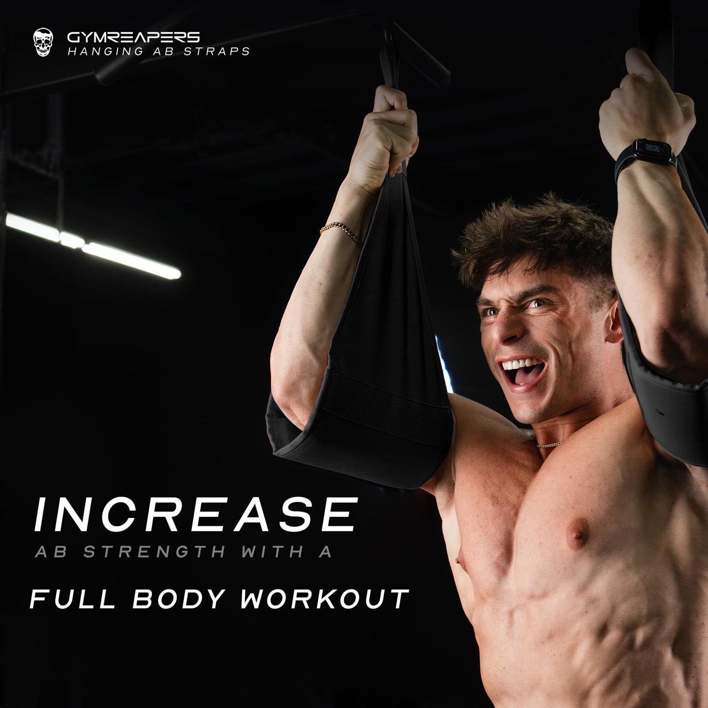 Gymreapers Hanging Ab Straps for Pull-Up Bar