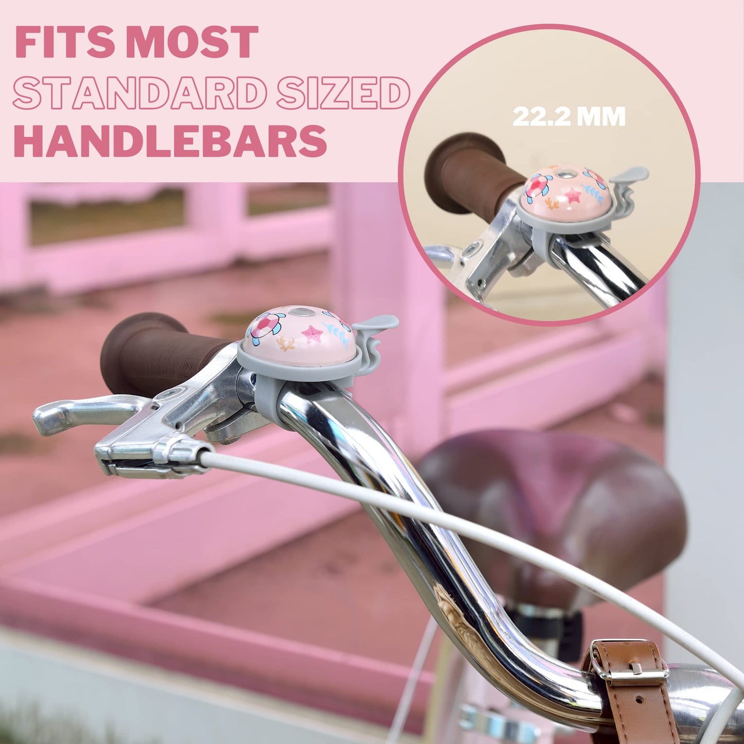 N+1 Kids Bike Bell- Cute sea Animals Bicycle Bell, Cycling Bell for Girls and Boys with Loud, Clear Ring