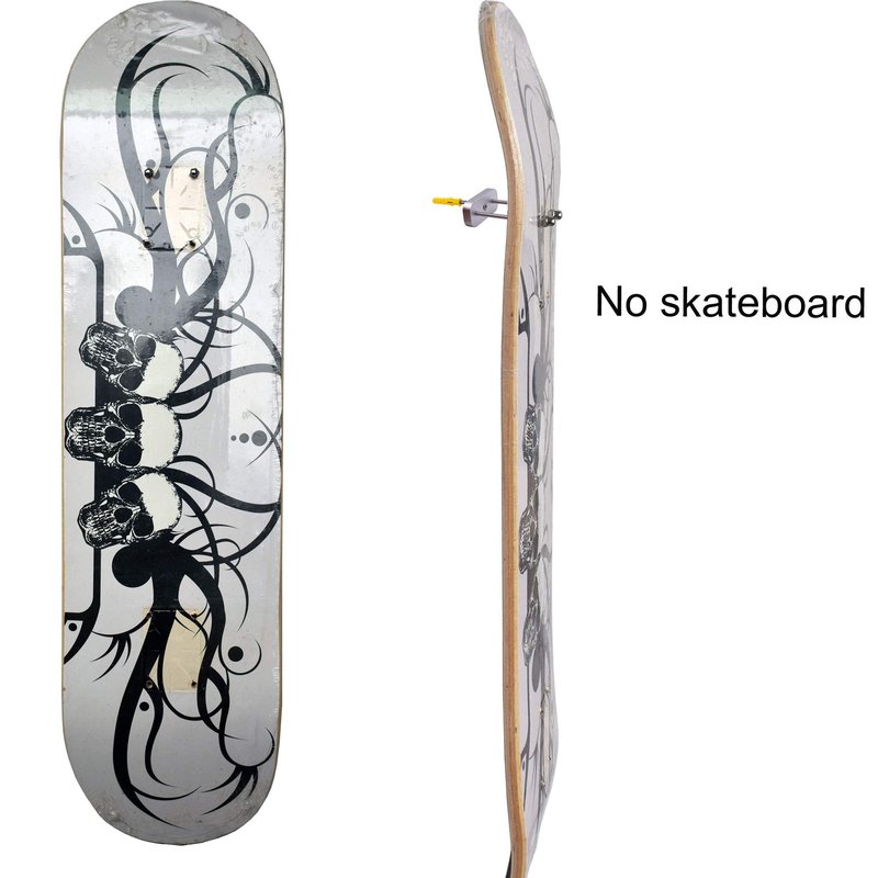 YYST Skateboard Floating Deck Display Skateboard Floating Wall Mount Long Board Wall Hanger- Patent Pending - Type A (10)