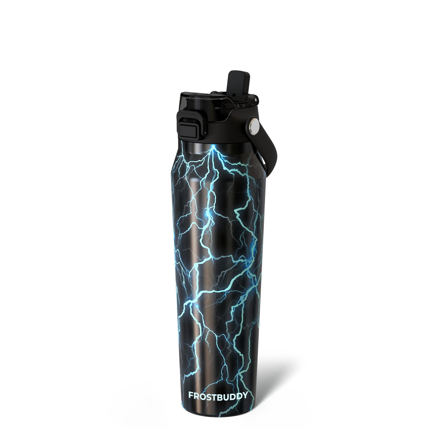 Frost Buddy 32oz Insulated Water Bottle - Straw & Chug Lid - Leak-Proof