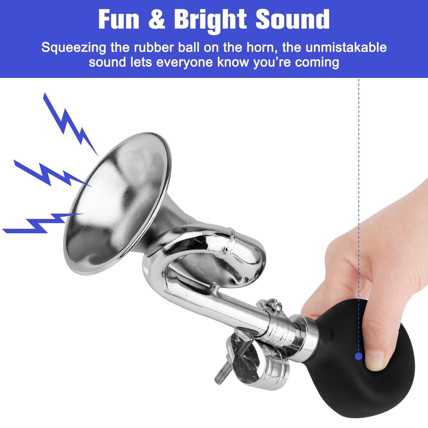 Coolrunner Bugle Horn, Retro Clown Horn, Kids Bike Horn