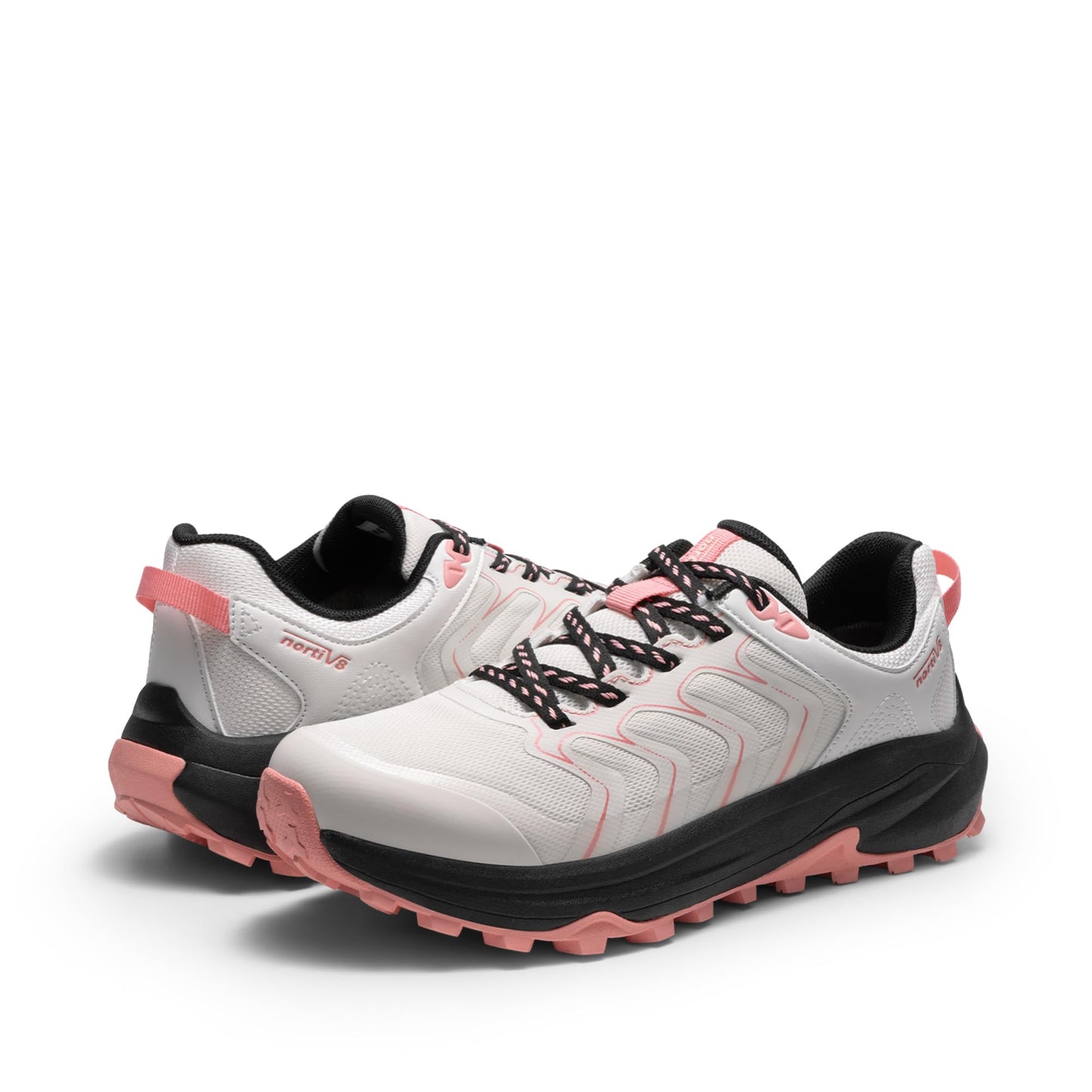 NORTIV 8 Women's Hiking Shoes Lightweight Walking Sneakers with Arch Support Outdoor Work Camping Tennis Workout Cross Training Echo,Size 8,Khaki,NWUMHI2501