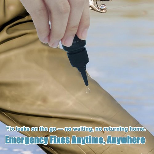 Eupheng UV Wader Repair Glue - Instant Sunlight-Curing Sealant for Waterproof Fishing Waders
