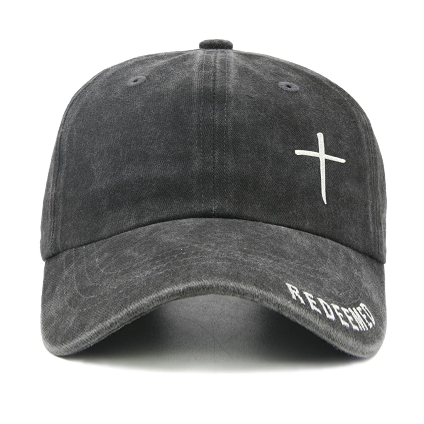 Christian Hat for Men & Women, Embroidered Cross Jesus Hat, Christians Baseball Cap Religious Faith Gifts Black