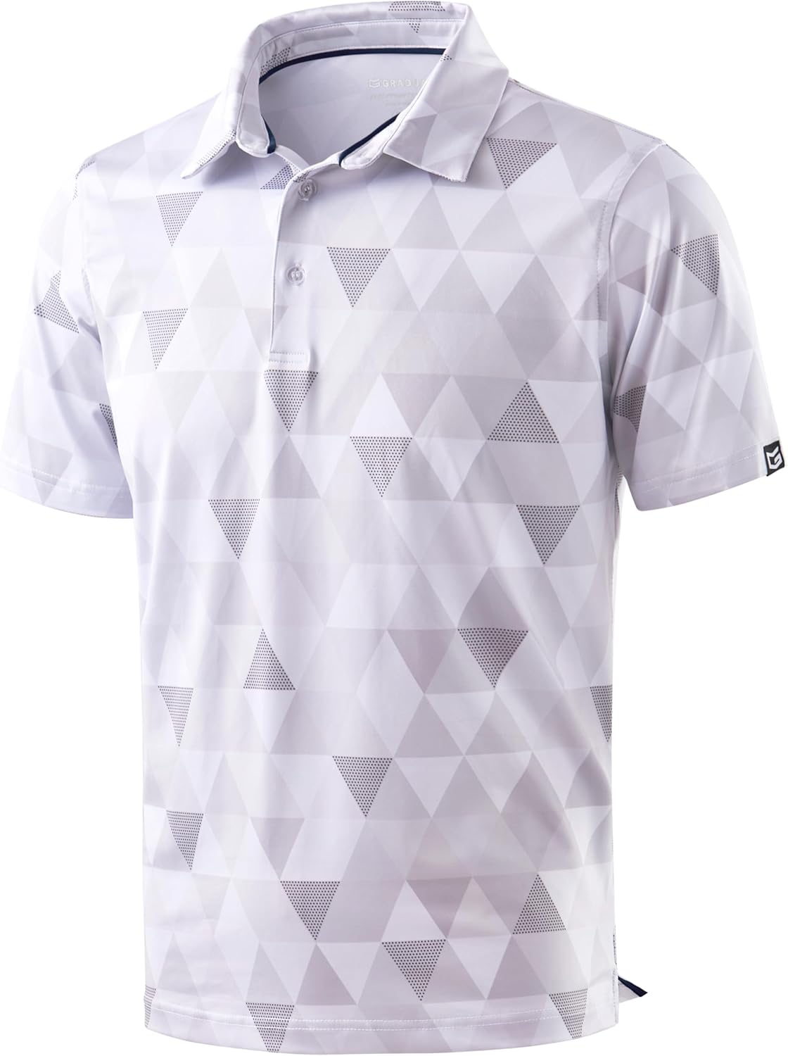 Skiennix Men's Golf Shirt - Short Sleeve Moisture-Wicking Polo | Lightweight Casual Print Design