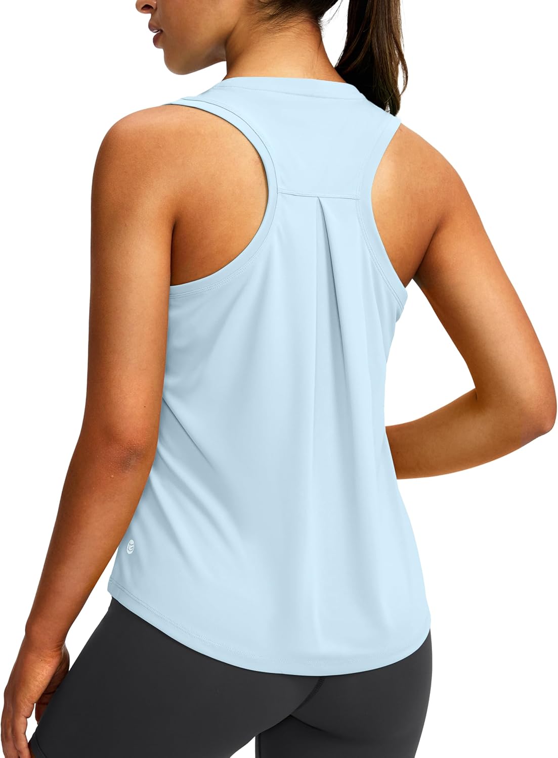 Skiennix Women's Athletic Tank Tops - Racerback Sleeveless Yoga & Running Shirts | Loose Fit