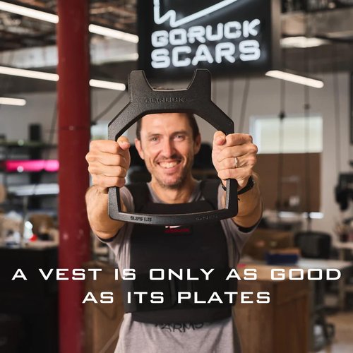 GORUCK 9.25LB Curved Ruck Plate Compatible with GORUCK Rucking Weight Vest