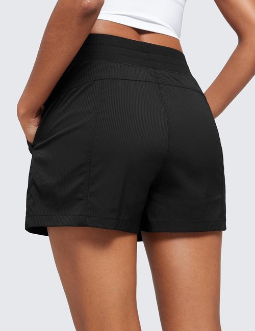 CRZ YOGA Lightweight Casual Shorts - High Waisted Linerless for Women | Perfect for Athletic Lounge & Hiking