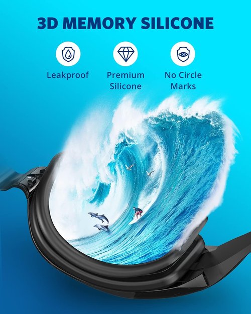 Aegend Swim Goggles - No Leak Design for Adults & Youth | 2-Pack Set for Ultimate Comfort