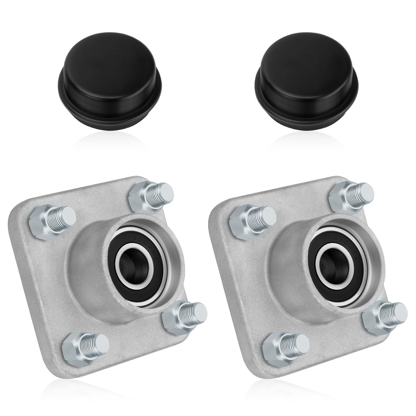 M MATI Front Wheel Hub Assy with Bearings Cover Cap for Club Car DS & Precedent 2003-up 102357701 1023577-01 102353201