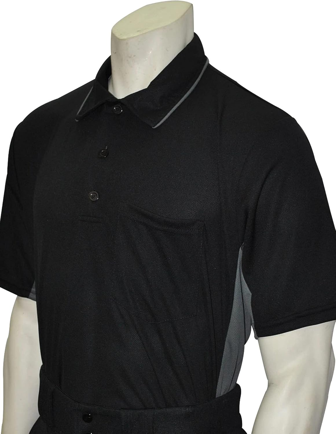 Smitty USA Umpire Shirt - Major League Style Short Sleeve with Side Panels | Comfortable Fit