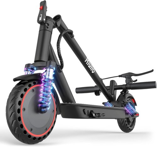 Electric Scooter | 350W-500W Motor, 9-22 MPH Speed, 10-41 Miles Range, Dual Suspension & Braking