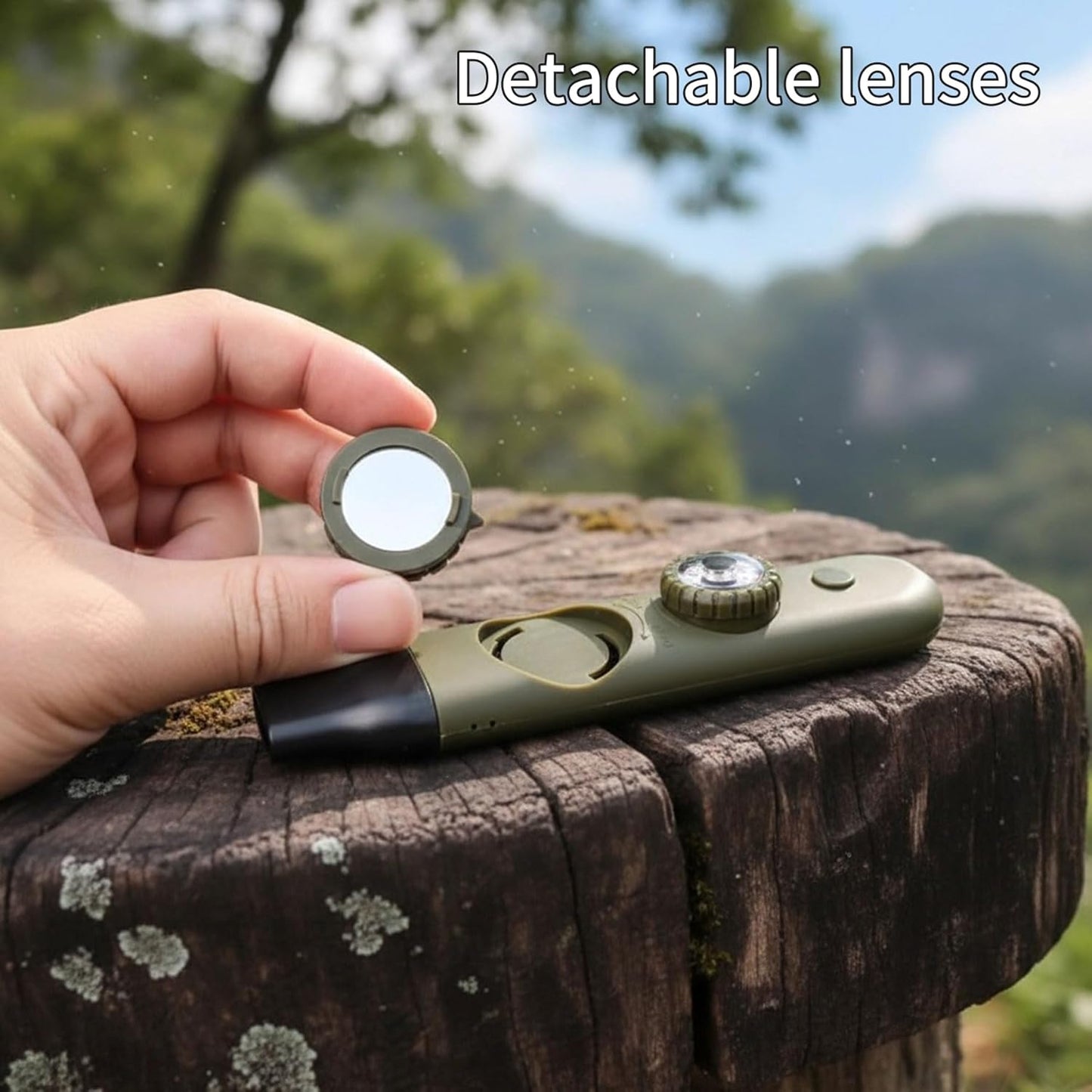 Skiennix Multifunctional Survival Whistle - Emergency Safety Gear with Compass & Thermometer | Ideal for Hiking, Camping, Boating