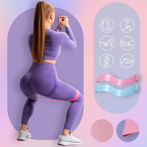 Lulong Pilates Ring Circle Set 10 pcs Pilates Equipment Accessories for Home Workouts 9.8” Pilates Ball 12” Magic Circle Yoga Ring and Resistance Bands for Women Pilates Ring and Ball Set Gift (Pink)