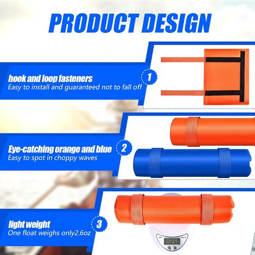 Deekin Paddle Float - 2/4 Pack for Kayak, Canoe & Surf Paddleboarding | Prevents Paddle Sinking
