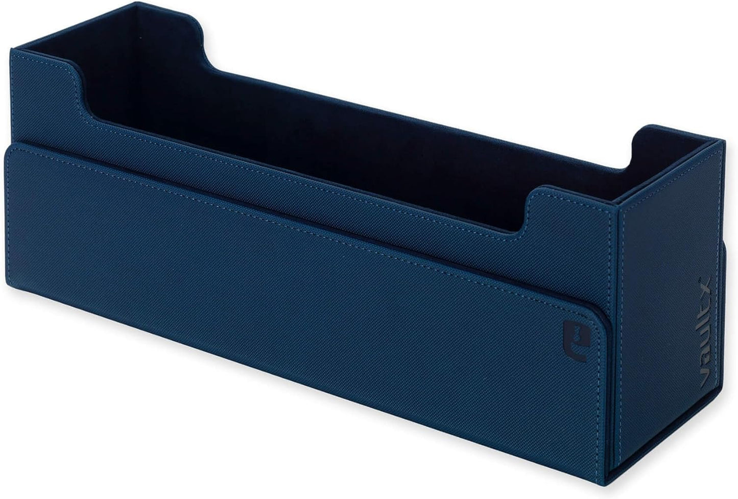 Vault X Trading Card Storage Box - Premium Exo-Tec Material, Detachable Magnetic Lid & Dividers | Blue