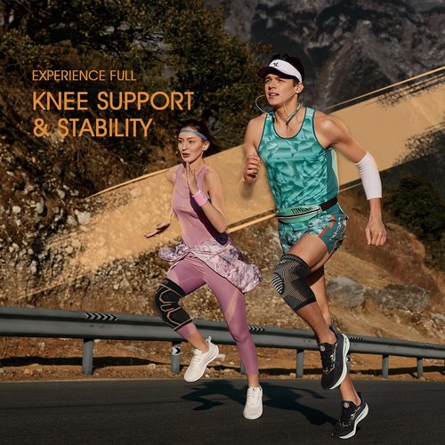 WellSync Copper Knee Braces for Knee Pain 2 pack, Knee Compression Sleeve Support for Men and Women, Medical Grade Knee Brace for Working Out Running Arthritis Sports Meniscus Tear Joint Pain Relief M