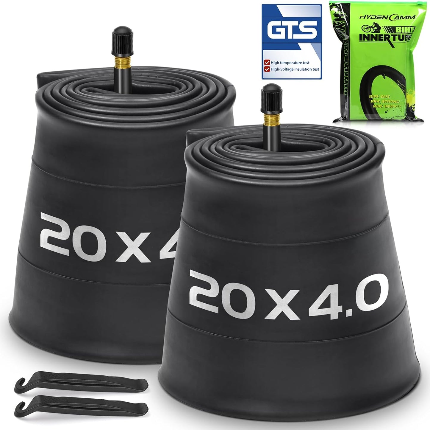Skiennix Fat Bike Tube - Premium Butyl Rubber with AV 32mm Schrader Valve - 20"/26" Sizes Available