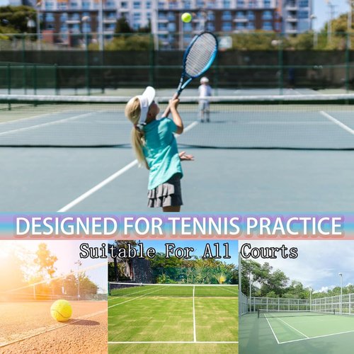 SHYUJAJIE Tennis Balls, 90 Pack Training Tennis Balls Bulk, High Elasticity Practice Tennis for Beginner, Exercise Playing Balls for Pet Dog(Multicolour)