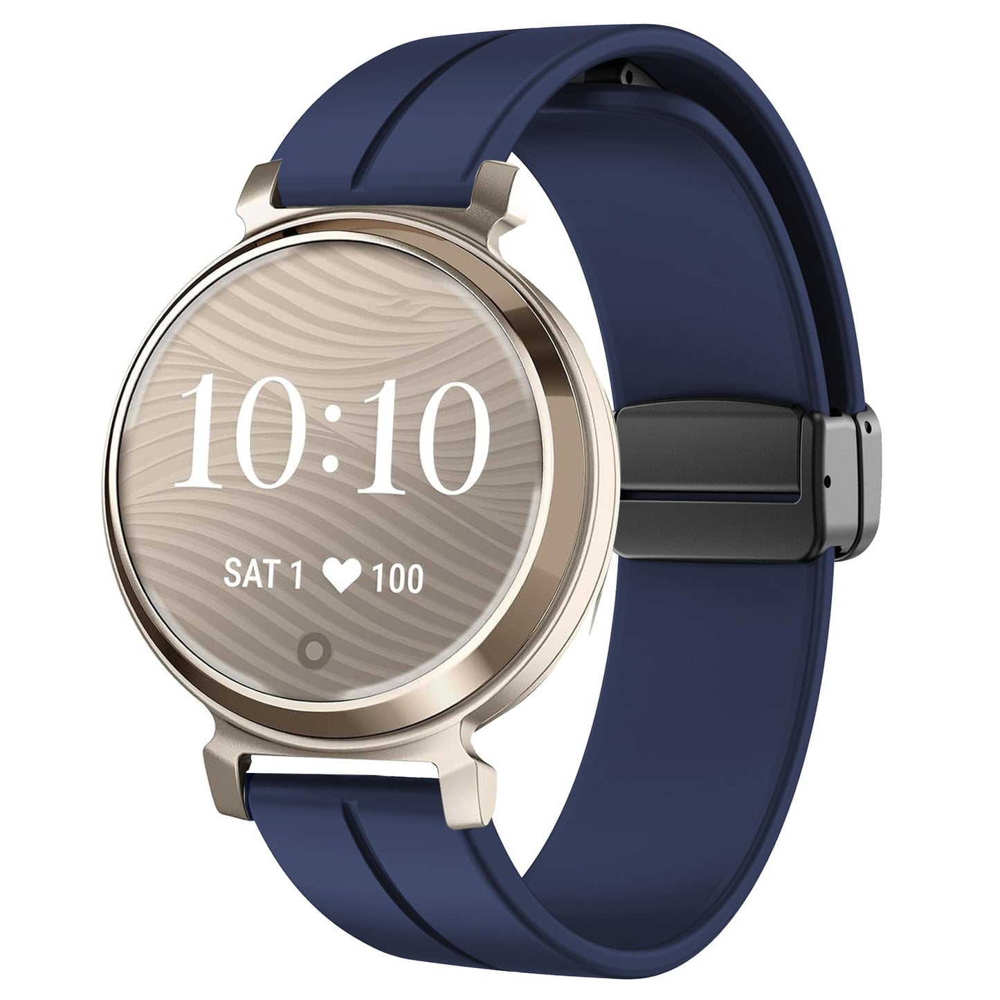 Lamshaw Compatible for Garmin Lily 2 Band, Soft Silicone Sport Wristband Replacement Straps Compatible for Garmin Lily 2 Smartwatch (Blue)