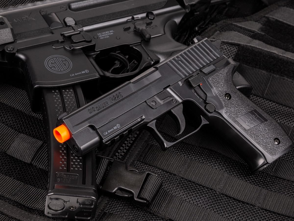 Sig Sauer MPX Airsoft Rifle Kit - Spring Operated with P226 Spring Pistol | Durable & Accurate