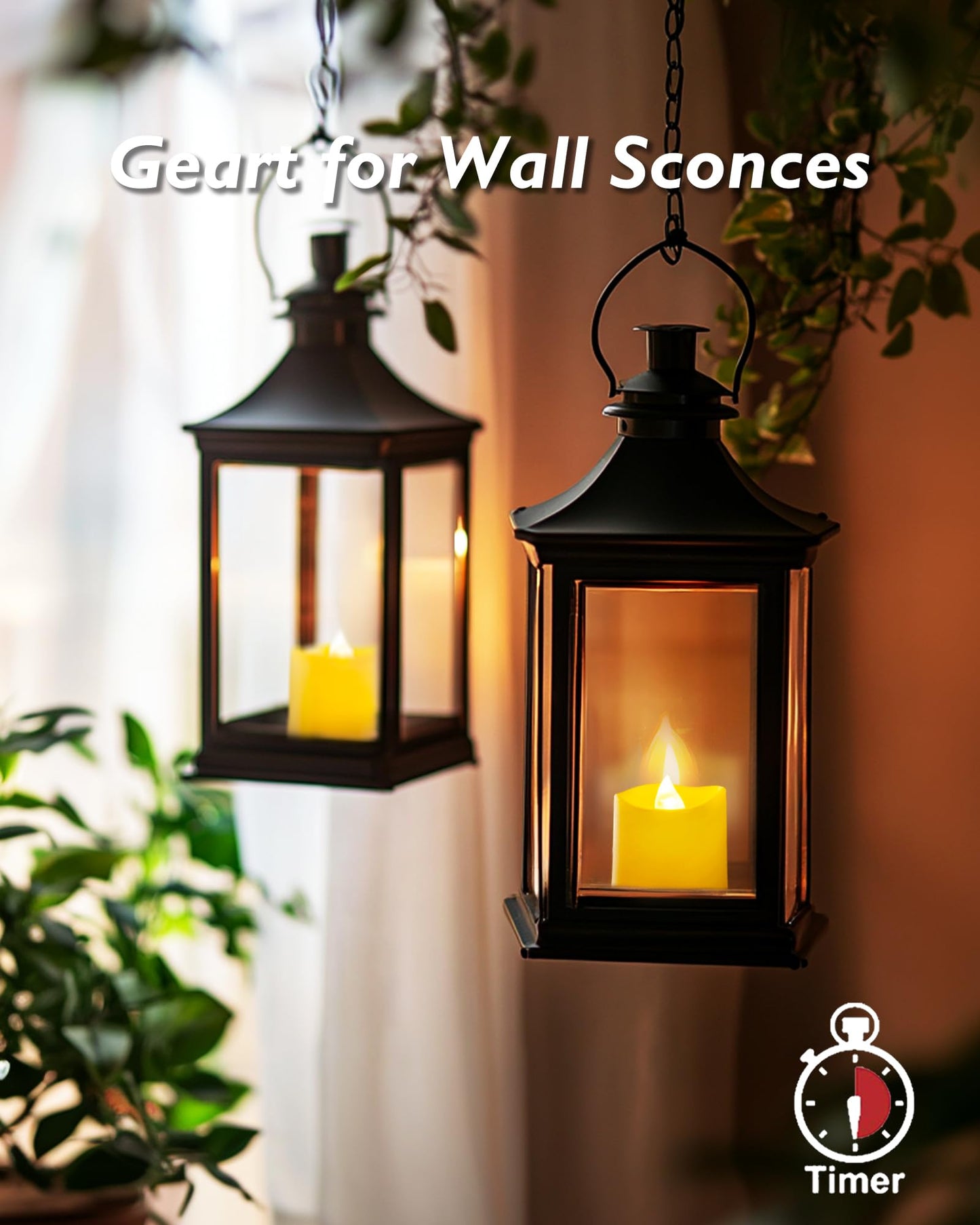 5plots Auto Timer Flameless Candles, LED Votive Tea Light, Battery Operated Electric Fake Candles for Wedding, Table Centerpiece, Halloween, Christmas Decorations - Ivory (12 Pack)